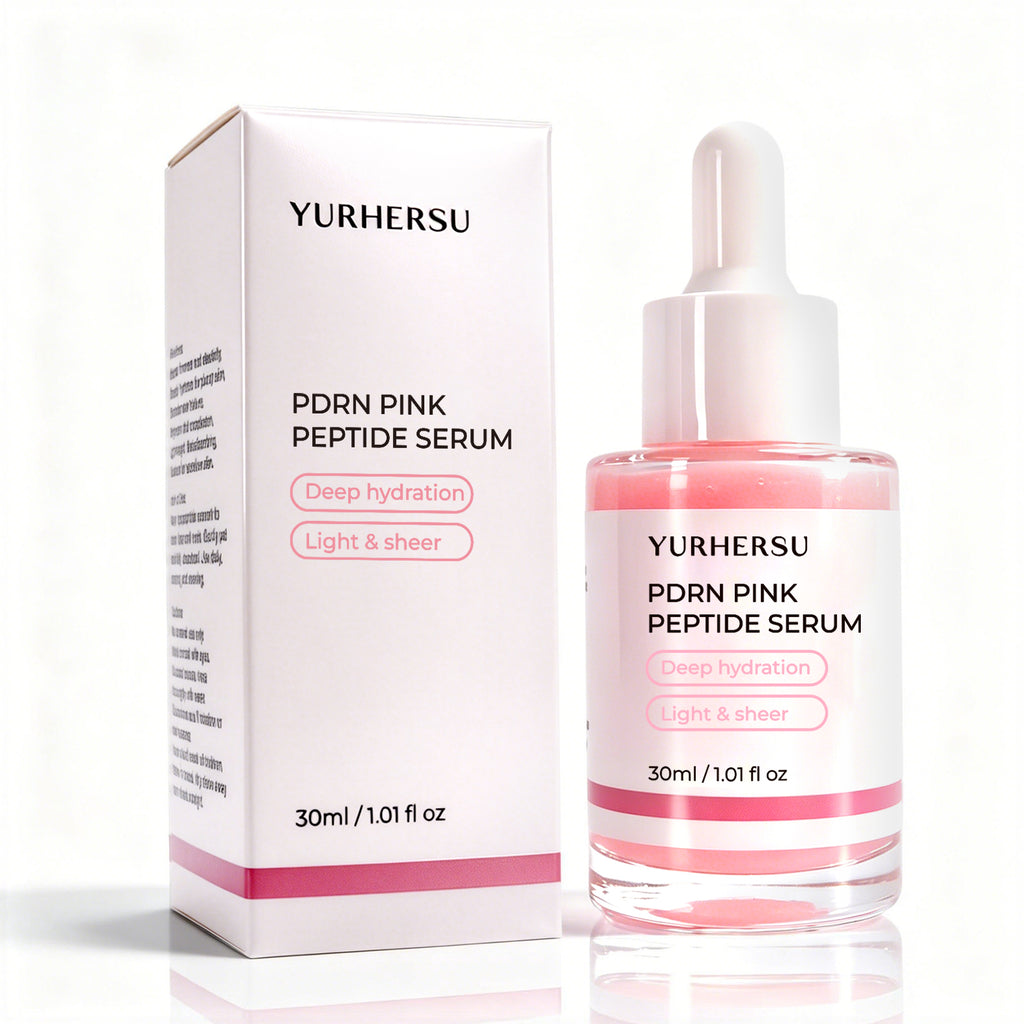 YURHERSU PDRN Pink Peptide Serum, flesje en doosje