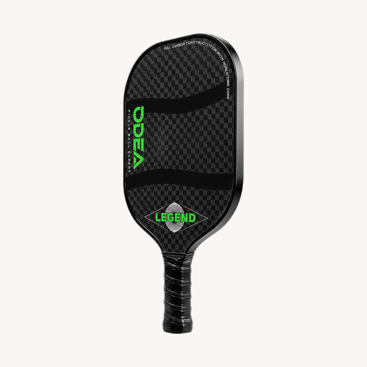 ODEA Legend pickleball racket, schuin van voren