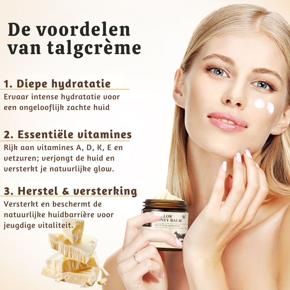 De voordelen van talgcrème