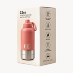 Honden drinkfles mauve met verpakking