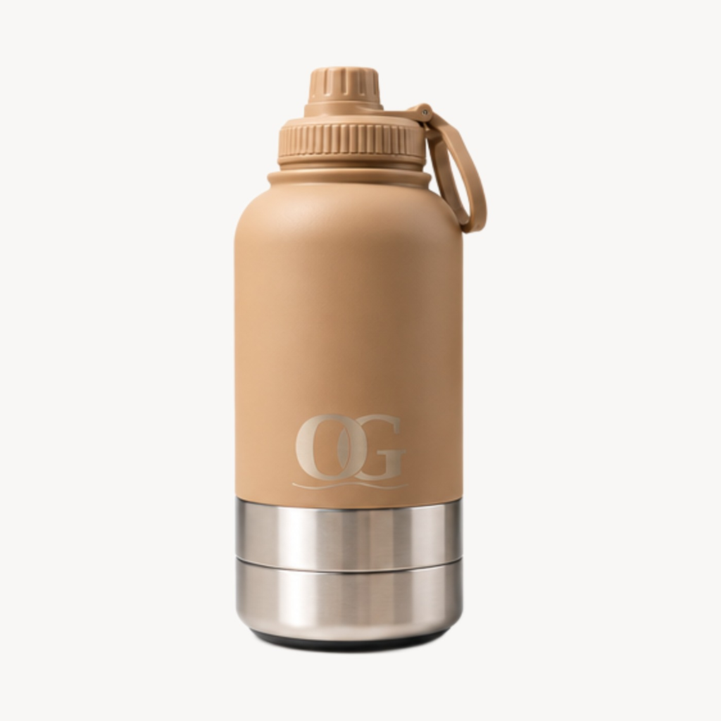 Trail honden drinkfles taupe