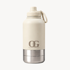 Trail honden drinkfles crème
