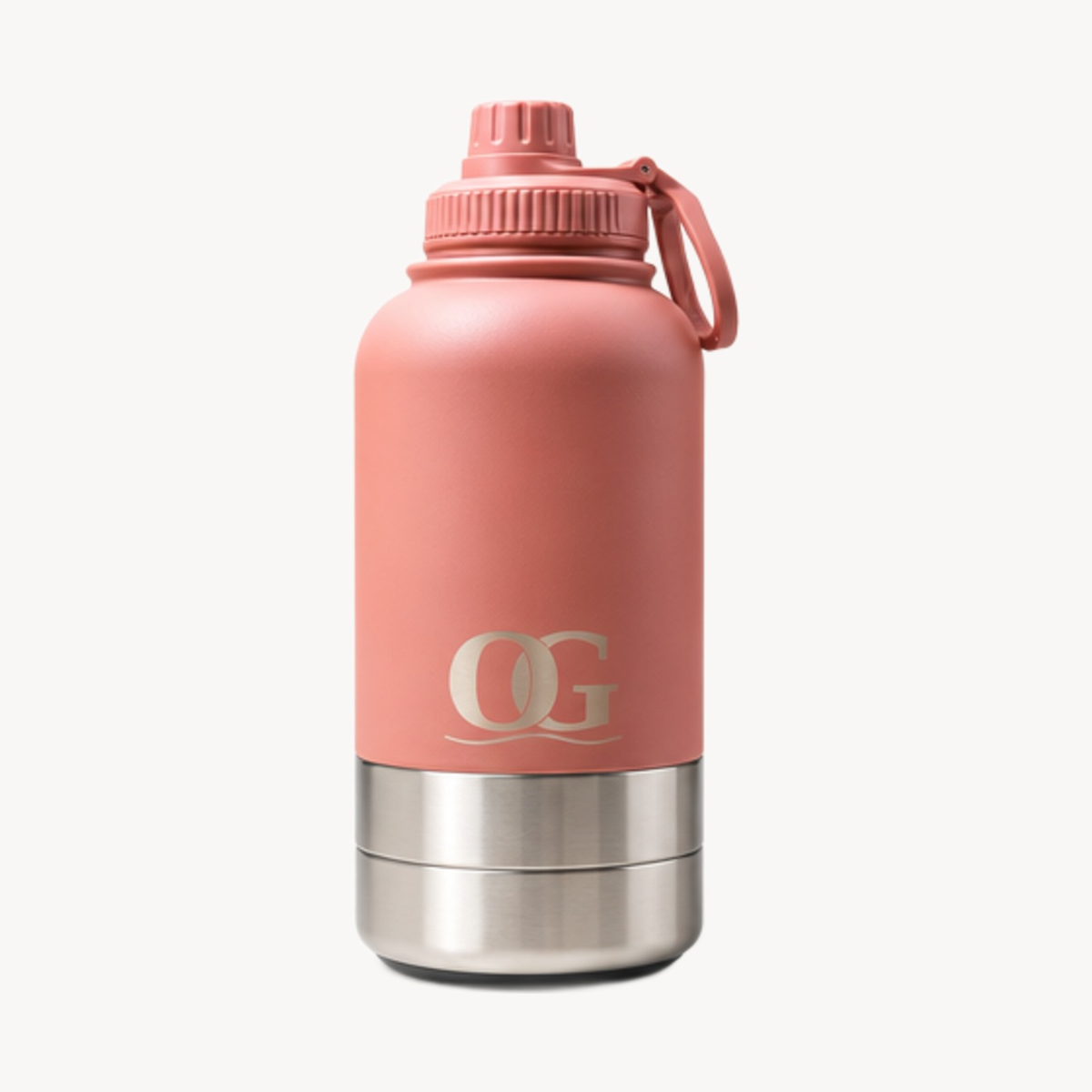Trail honden drinkfles mauve